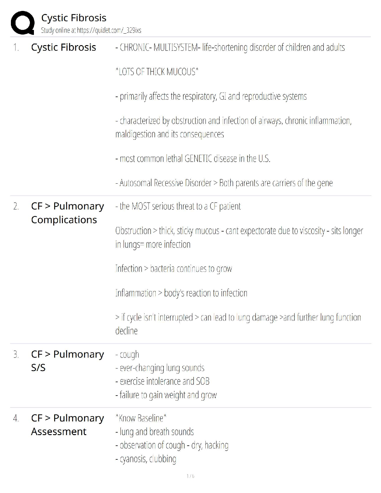 Preview of Cystic Fibrosis / Pediatric Success NCLEX Practice Questions / 2025 Test Bank with Rationa