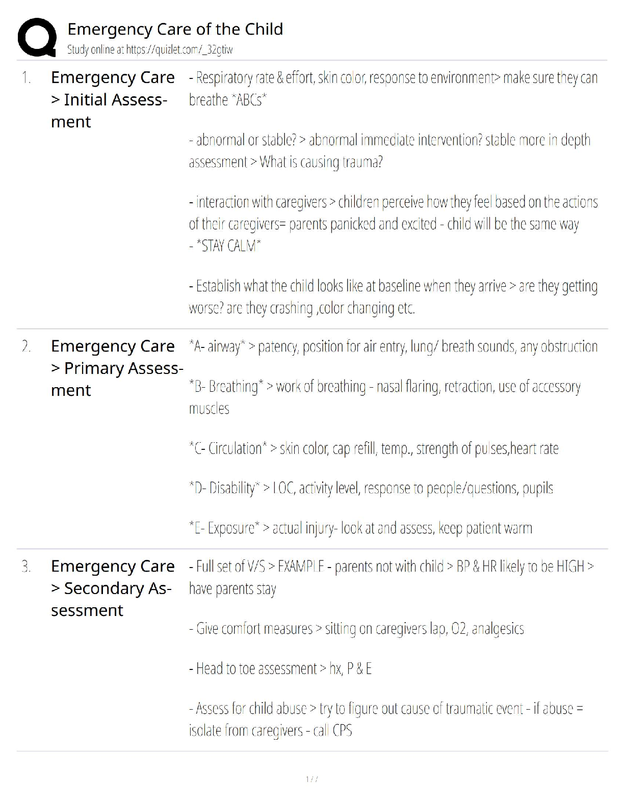 Preview of Emergency Care of the Child / Pediatric Success NCLEX Practice Questions / 2025 Updated Test Bank with Rationales –  
