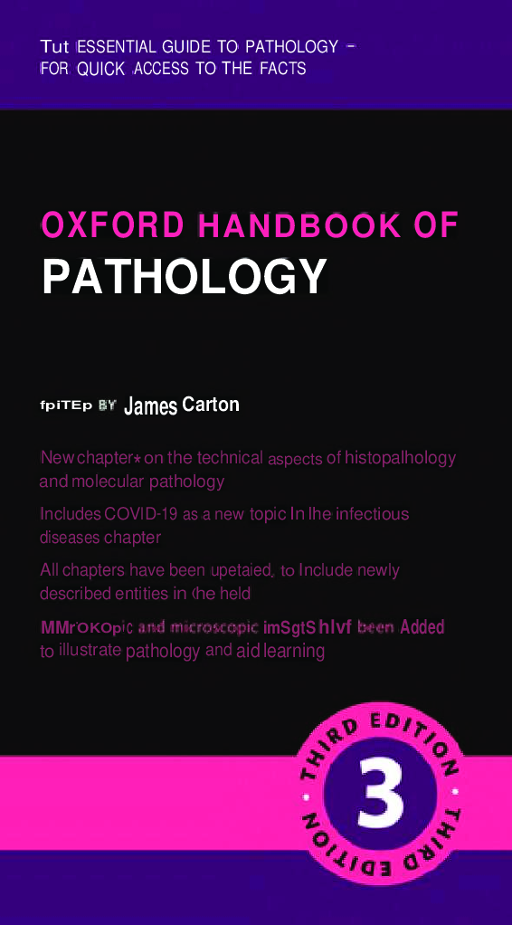 Preview of eBook PDF Oxford Handbook of Pathology 3rd Edition By James Carton