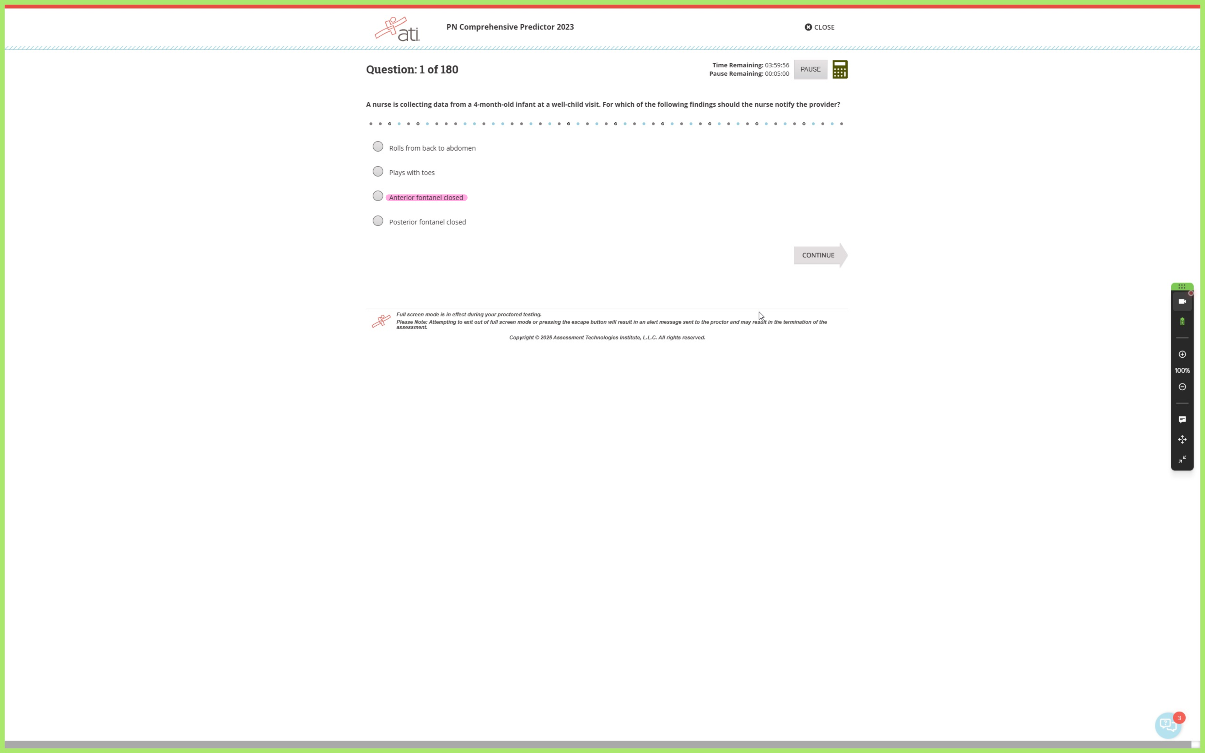 Preview image for ATI PN Comprehensive Predictor Exit 2023 Latest 2025 Edition| Complete File with All 180 Questions and Verified Included Highlighted Answers.
