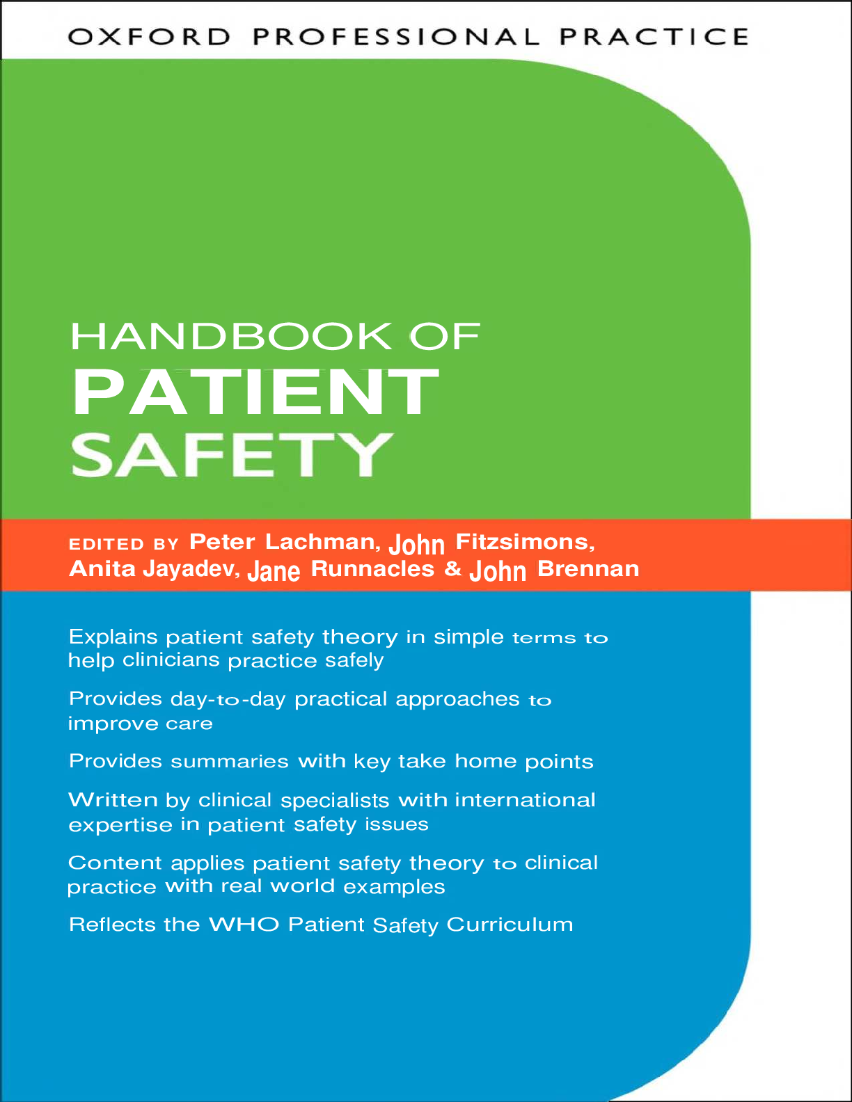 Preview image for PDF(ebook) Oxford Professional Practice Handbook of Patient Safety,Peter Lachman , Jane Runnacles,1e