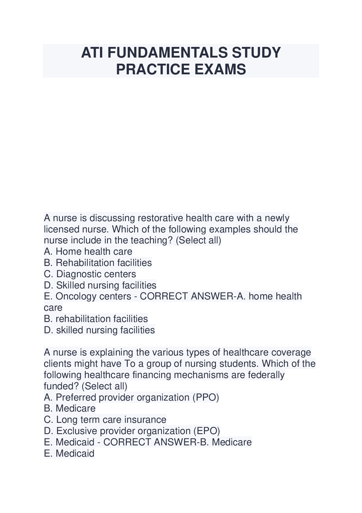 Preview image for ATI FUNDAMENTALS STUDY PRACTICE_EXAMS.pdf