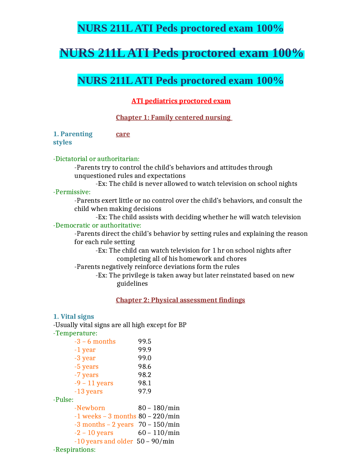 Preview image for 2022 0102060203  61d13fdb6561e  ati peds_proctored_exam.docx__2_.docx