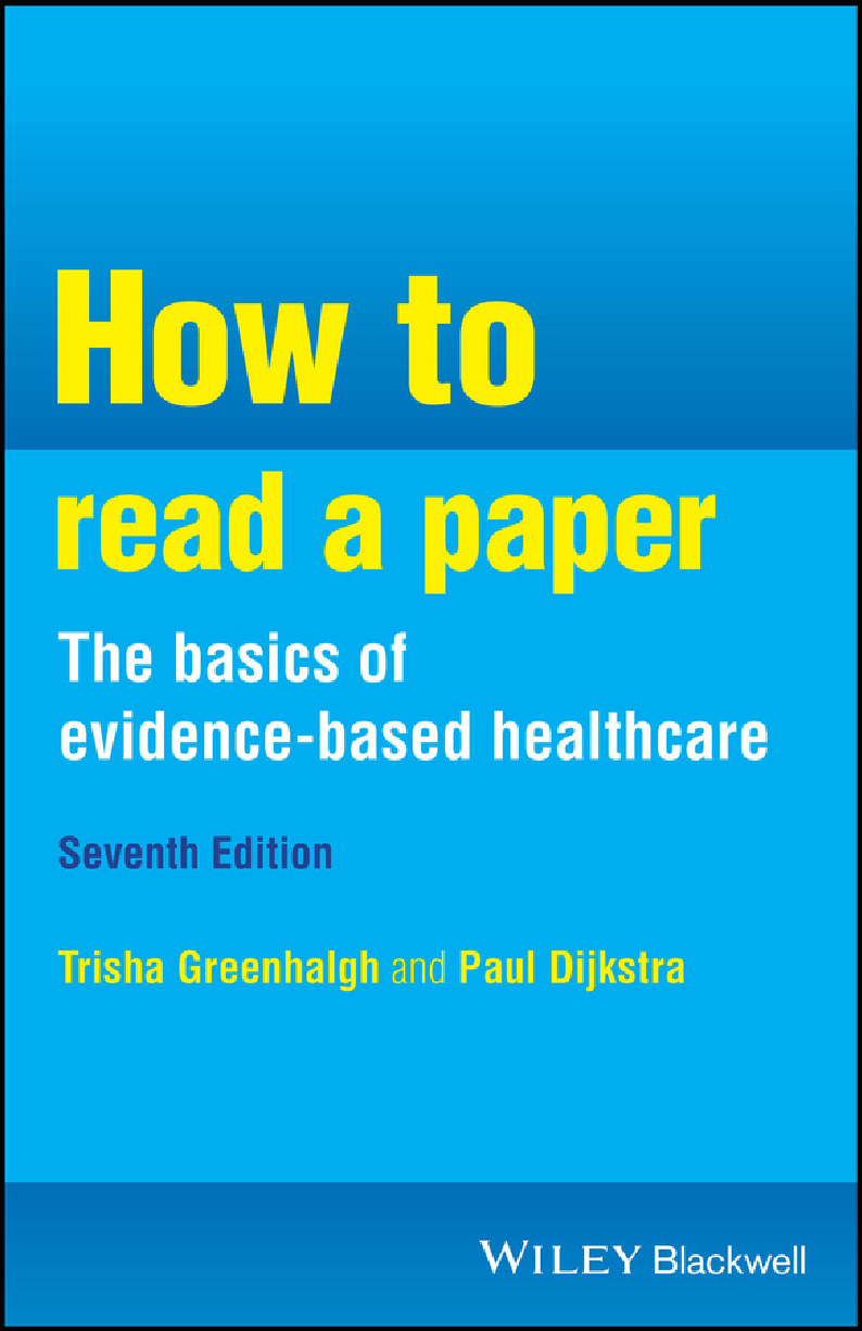 Preview image for [eBook] [PDF] How to Read a Paper the Basics of Evidence-Based Healthcare 7th Edition By Trisha M. Greenhalgh, Paul Dijkstra
