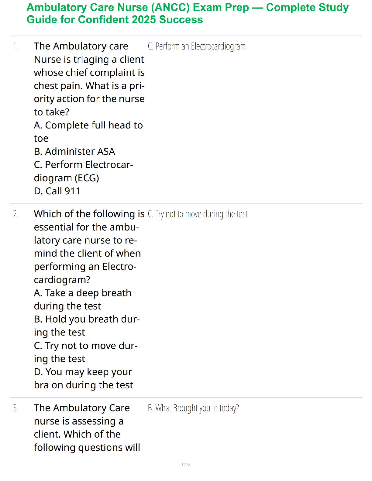 Ambulatory Care Nurse (ANCC) Exam Prep — Complete Study Guide for Confident 2025 Success