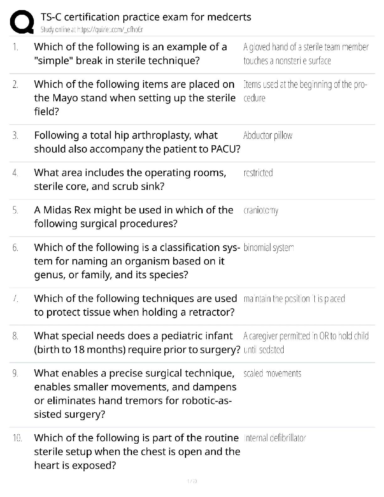 Preview image for TS-C Certification Practice Exam / MedCerts 2025 / Score 100% Study Guide & Test Bank