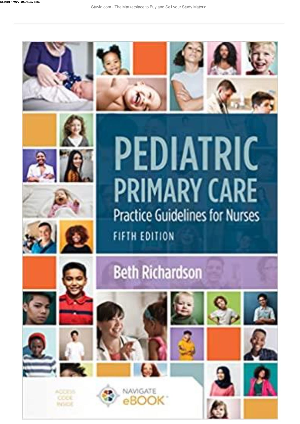 Preview image for Test Bank for Pediatric Primary Care Practice Guidelines for Nurses Practice Guidelines for Nurses 5th Edition by Beth Richardson A+ Test Bank All Chapters