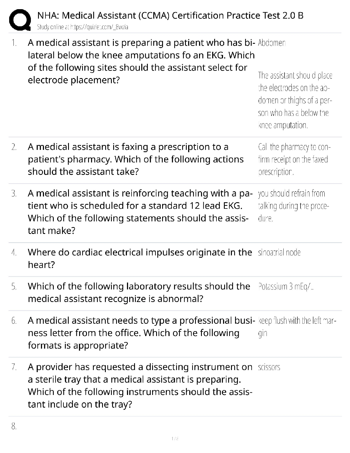 Preview of Chapter 42 Delmar Certification Review / Practice Test & Study Guide / 2025 Update / Score