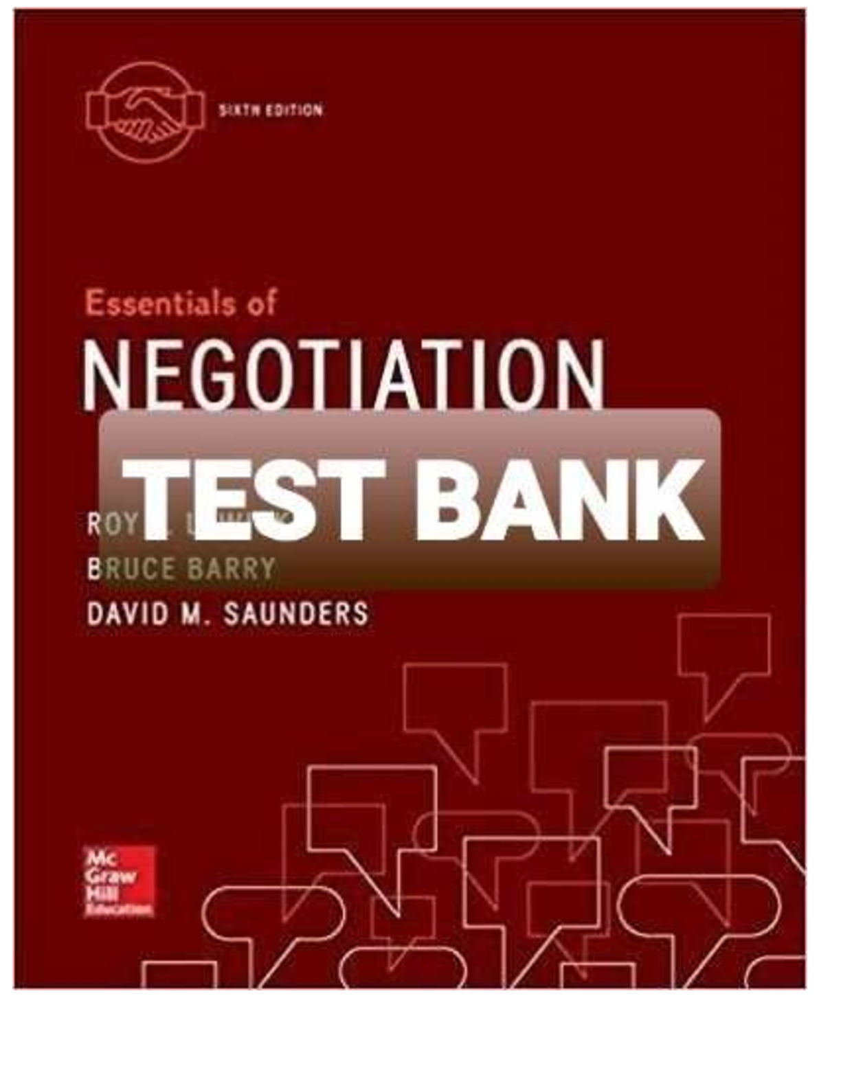 Preview image for Test Bank For Essentials of Negotiation 6th Edition by Bruce Barry & David M. Saunders A+ Latest