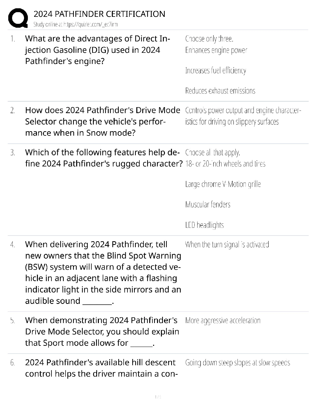 Preview of 2024 Pathfinder Certification / Practice Exam &amp; Study Guide / 2025 Update / Score 100%