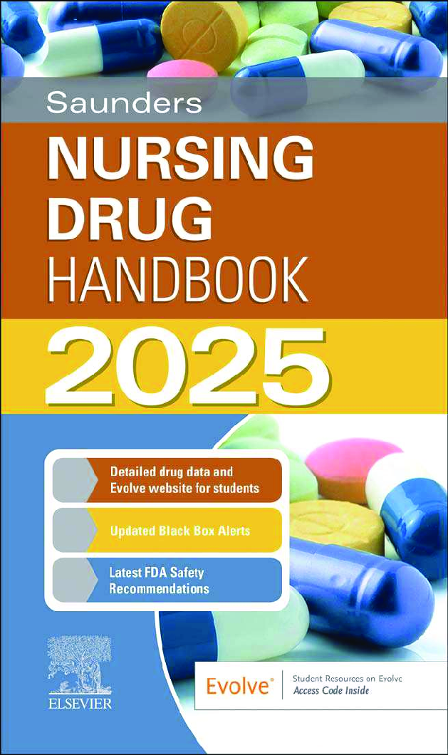 Preview of eBook [PDF] Saunders Nursing Drug Handbook 2025 Robert Kizior, Keith Hodgson