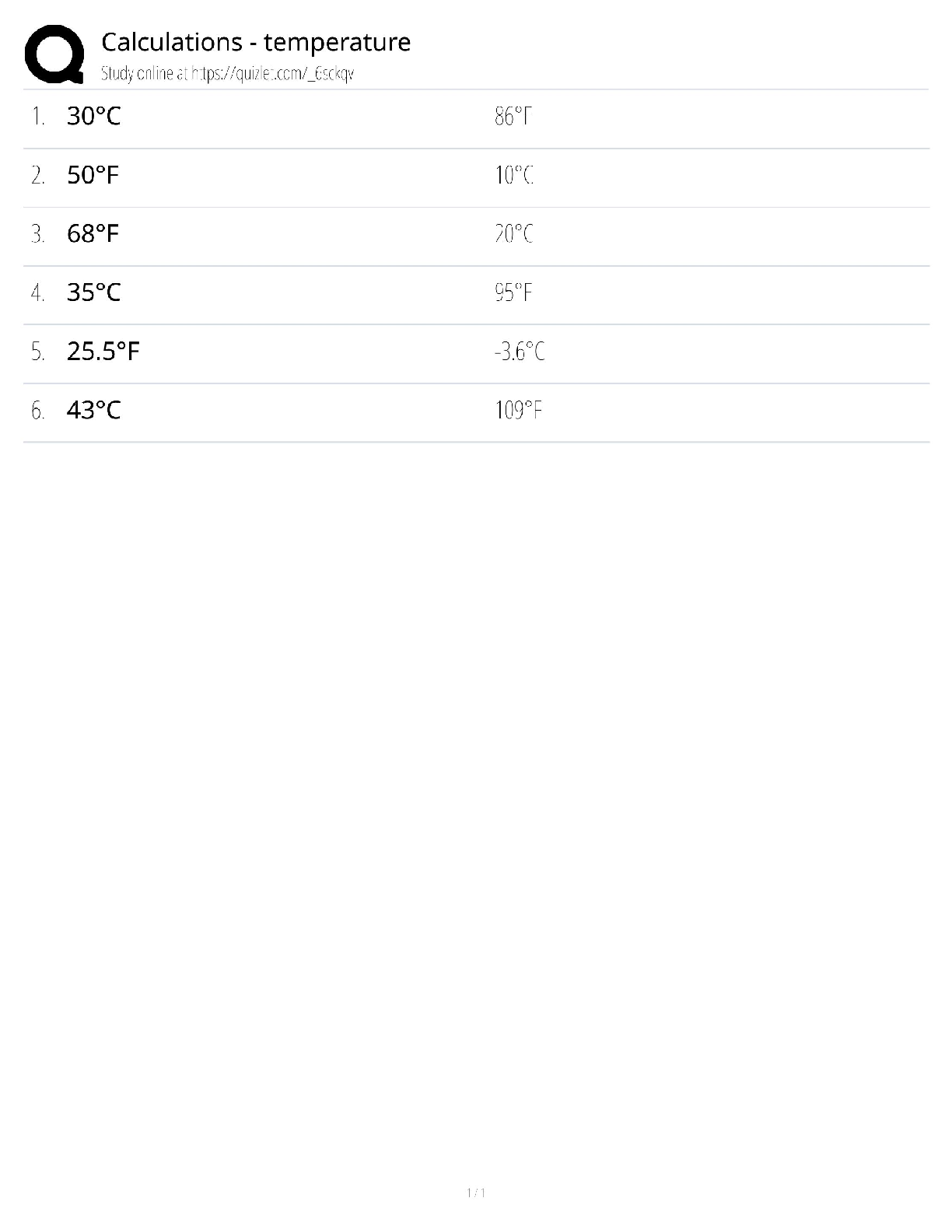 Preview of Temperature Calculations Test Bank / 2025 Update / Score 100%
