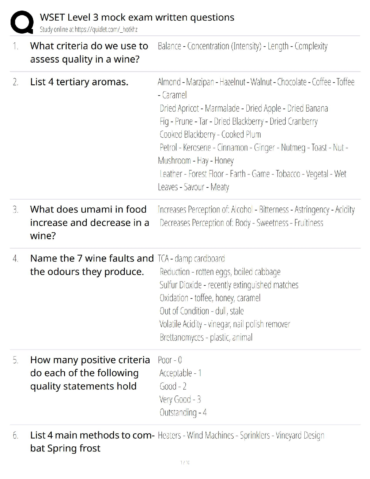 Preview of WSET Level 3 Mock Exam 2025 / Written Questions & Answers / Updated Theory Prep for Distin
