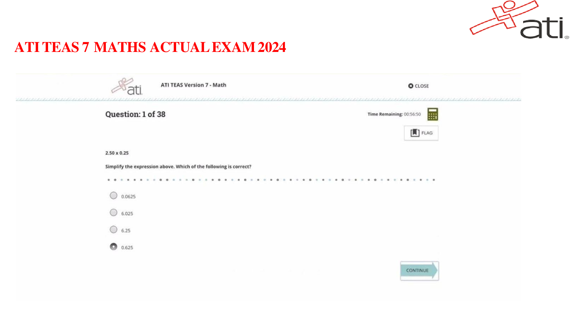 Preview image for ATI TEAS 7 MATH