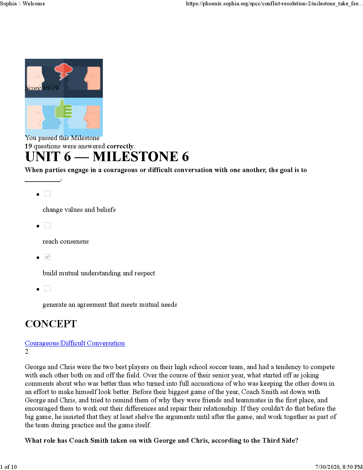 1  UNIT 6 — MILESTONE 6