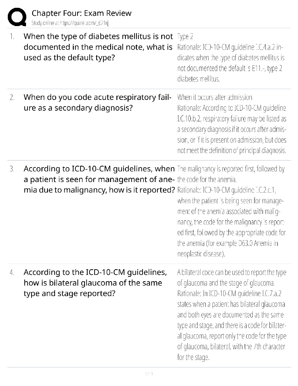 Chapter Four Exam Review Test Bank / Course Assessment Prep / 2025 Update / Score 100%