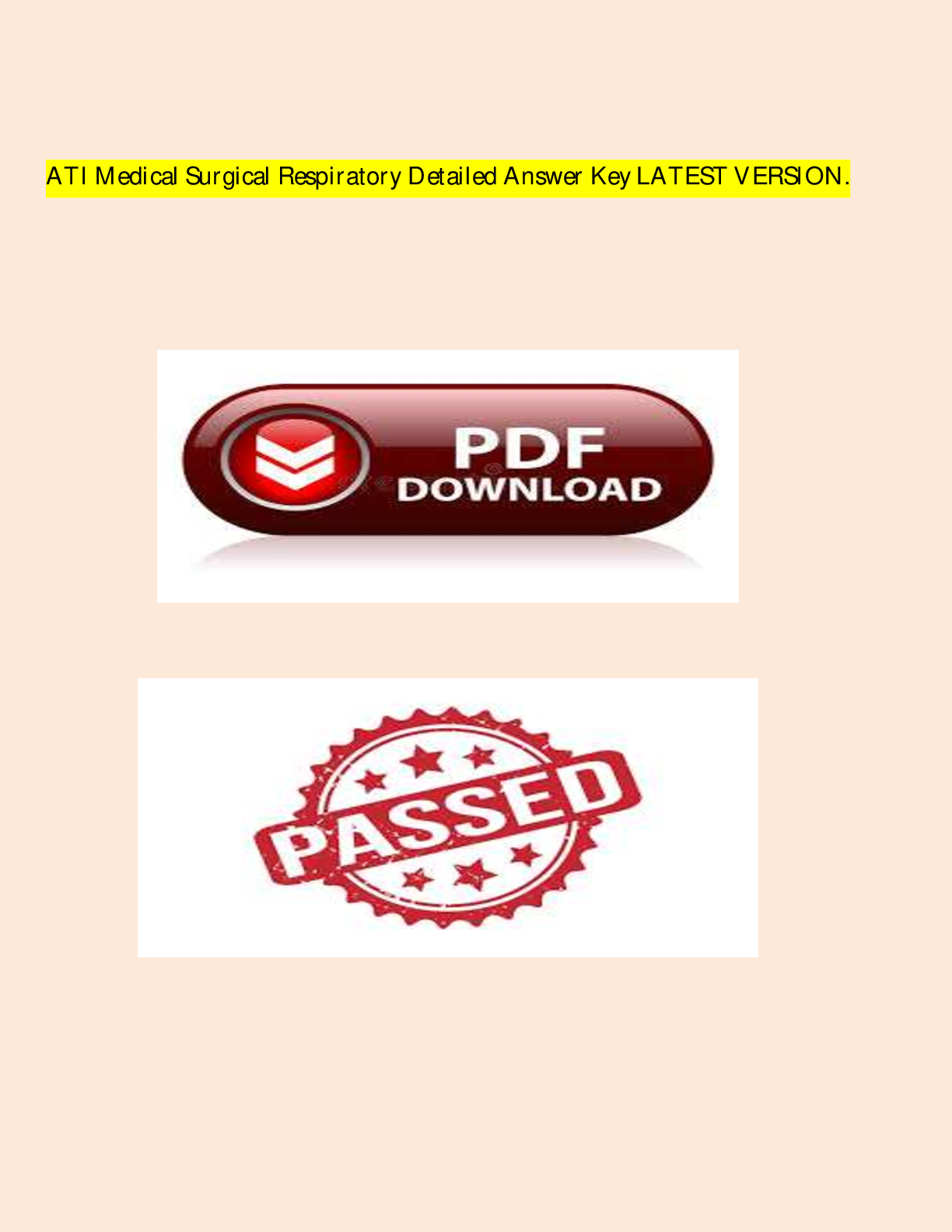 Preview image for ATI Medical Surgical Respiratory Detailed Answer Key LATEST VERSION