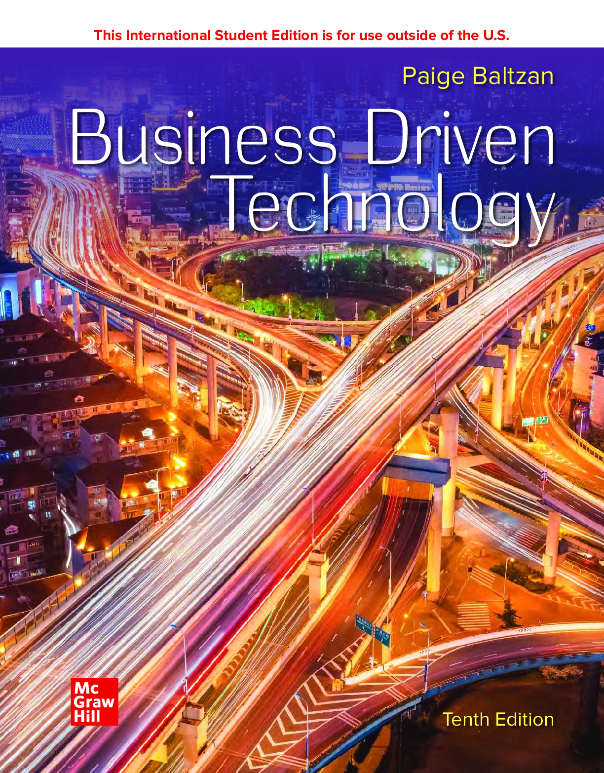Preview of eBook ISE [PDF] Business Driven Technology 10th Edition By Paige Baltzan