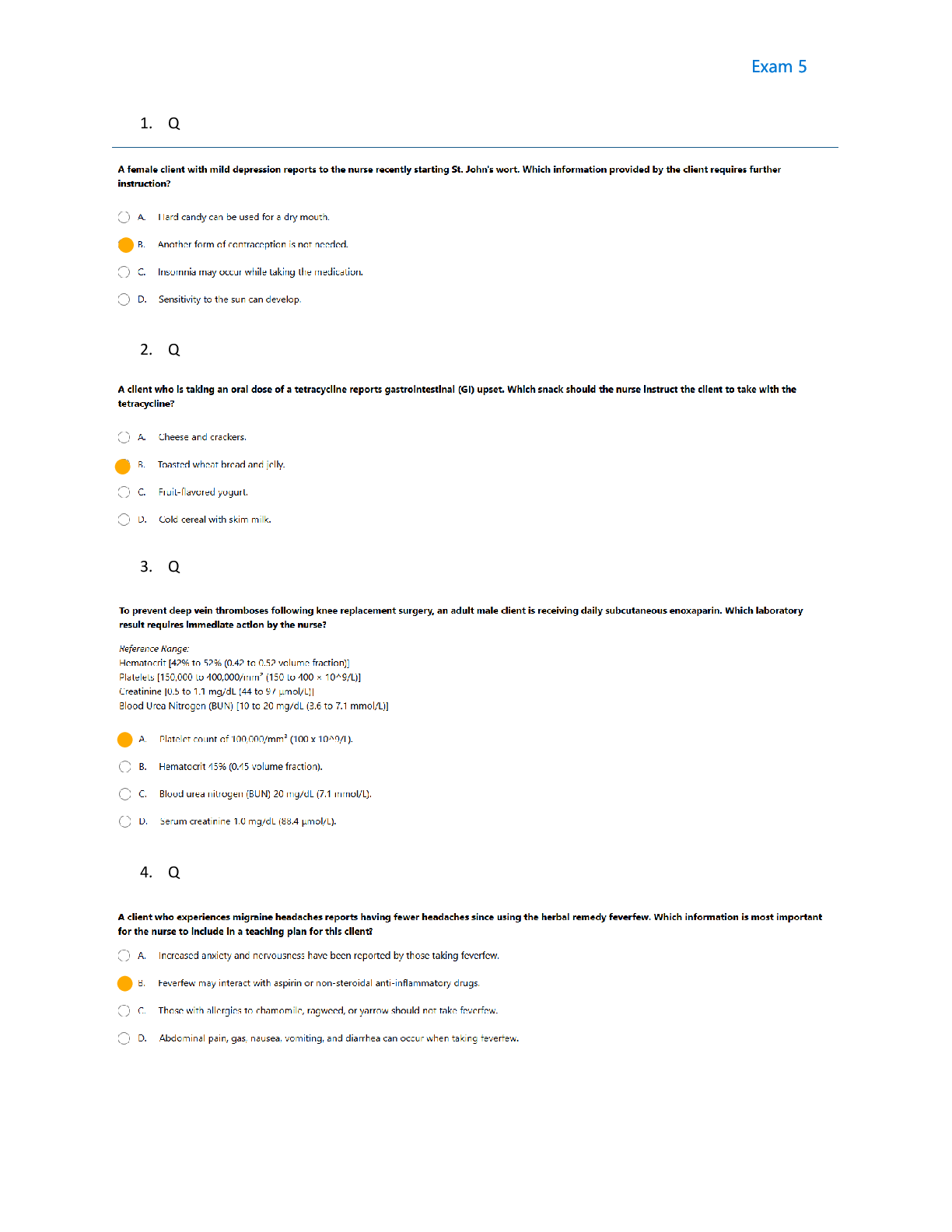 Preview image for HESI RN Pharmacology Exam 5