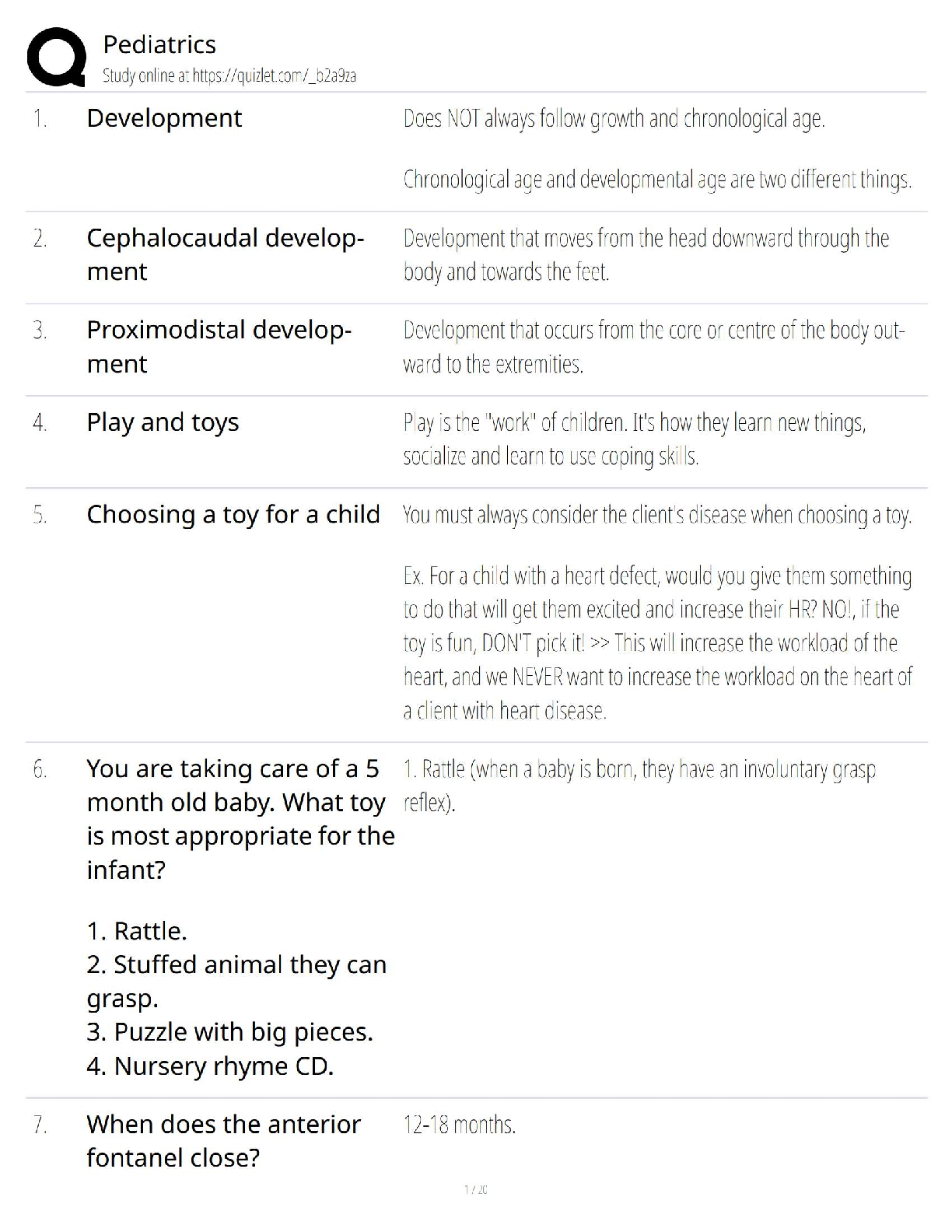Preview of Pediatrics Exam Prep / Test Bank / Study Guide 2025 Update –  