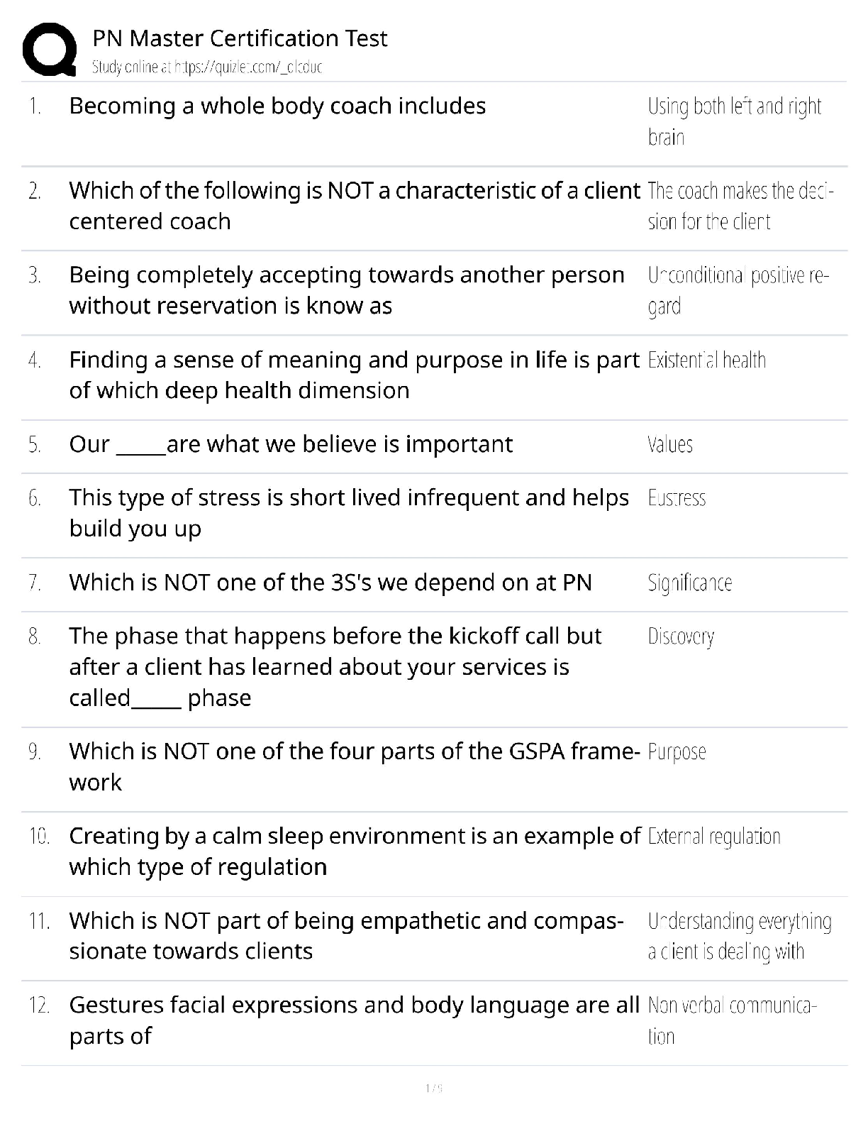 Preview image for PN Master Certification Test Study Guide & Practice Exam / 2025 Psychiatric Nurse Exam Prep / Mental Health RN