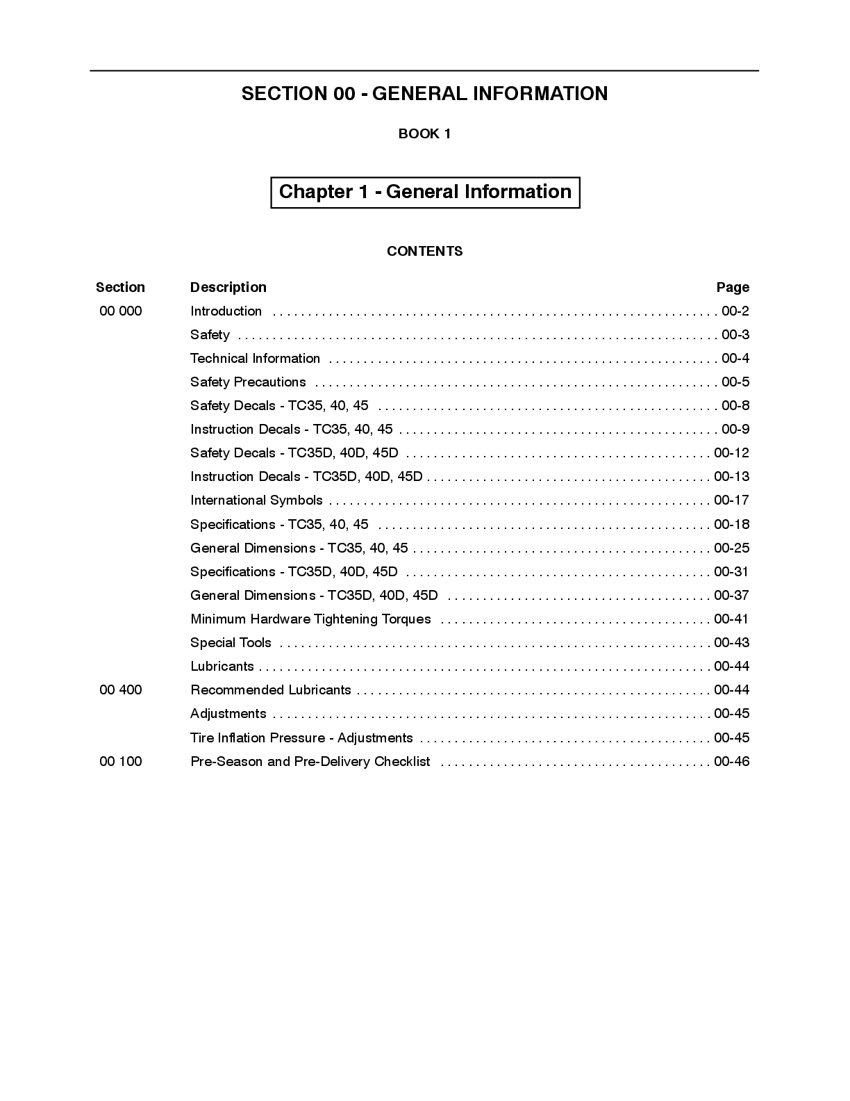 Preview image for New Holland TC35, TC35D, TC40, TC40D, TC45, TC45D Tractor Shop Service Manual