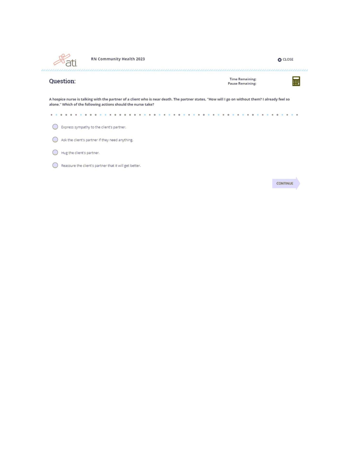 Preview image for This is the ATI RN Community Health Proctored Assessment 2023/2026 with NGN, containing 60 actual screenshot questions with 100% verified correct answers. All NGN formats and exam sections are included. Using this resource ensures complete preparation to pass confidently on your first attempt.