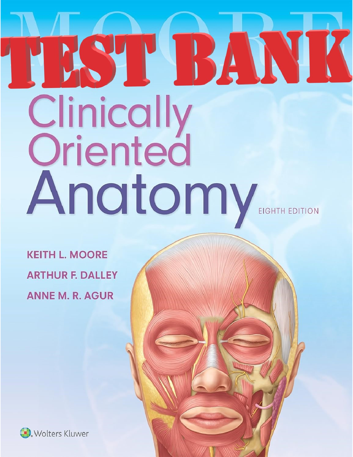Preview image for Clinically Oriented Anatomy 8th Edition Moore, Arthur, Anne TEST BANK