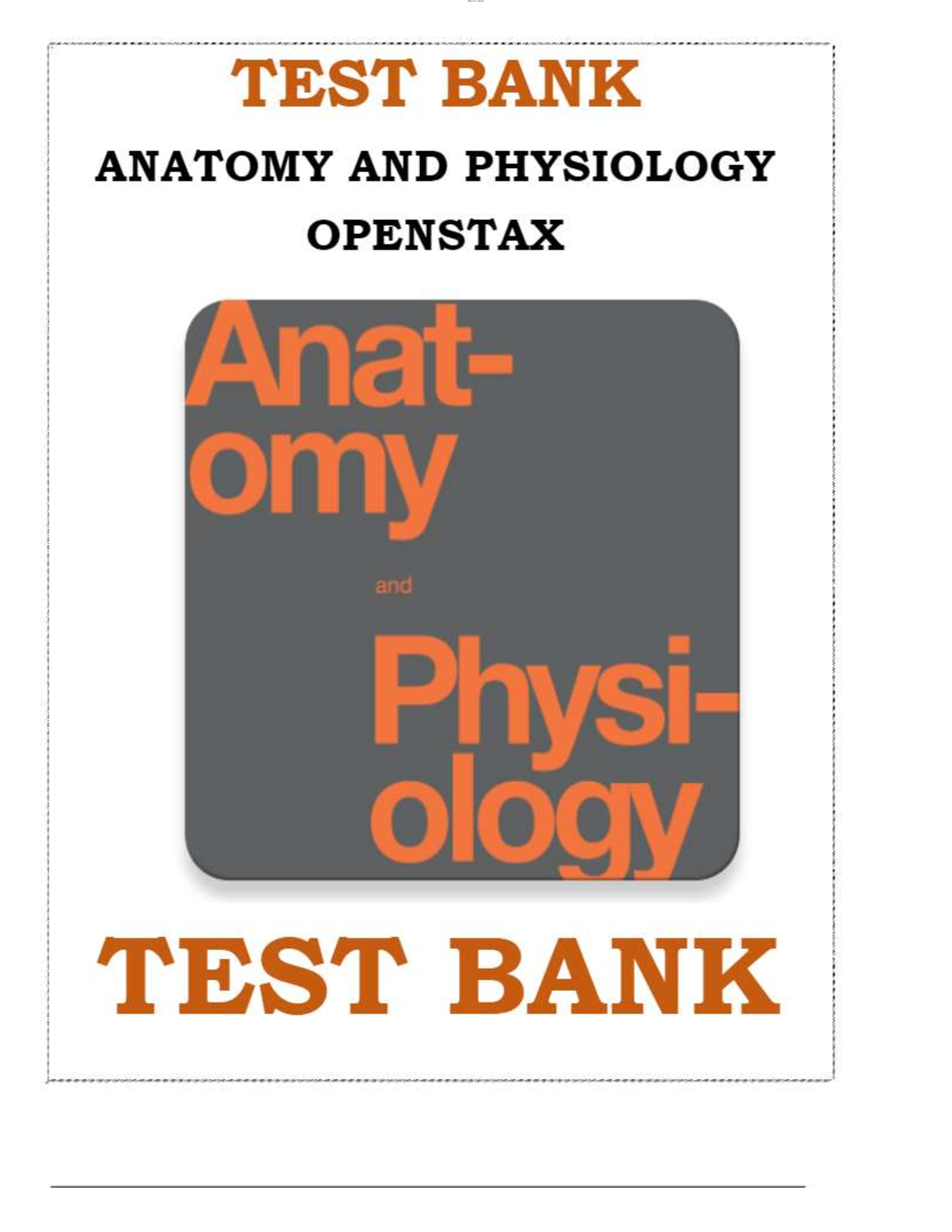 Preview image for Test Bank Anatomy and Physiology 1st Edition by Openstax