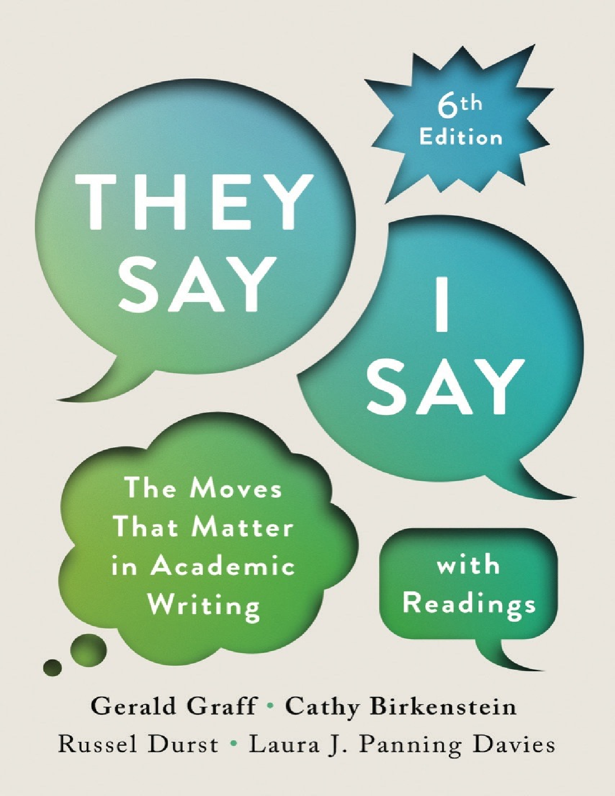 Preview of They Say I Say with Readings 6th Edition By Gerald Graff, Cathy Birkenstein