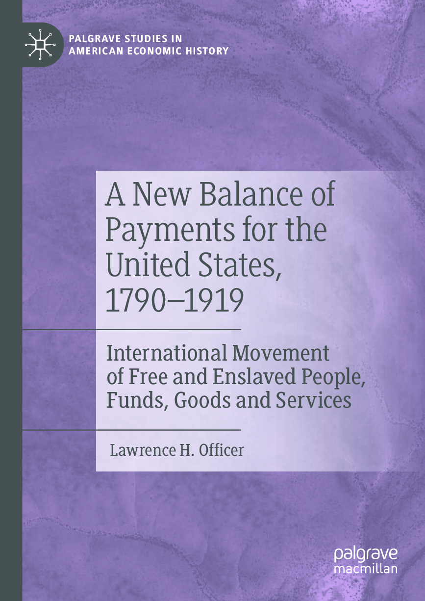 Recommended document preview for eBook [PDF] A New Balance of Payments for the United States 1790 1919 By Lawrence H. Officer