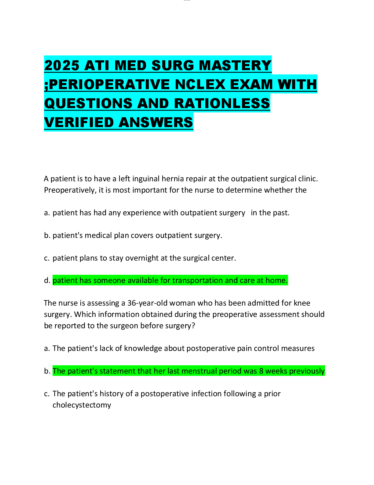 Preview image for ATI MED SURG MASTERY.pdf