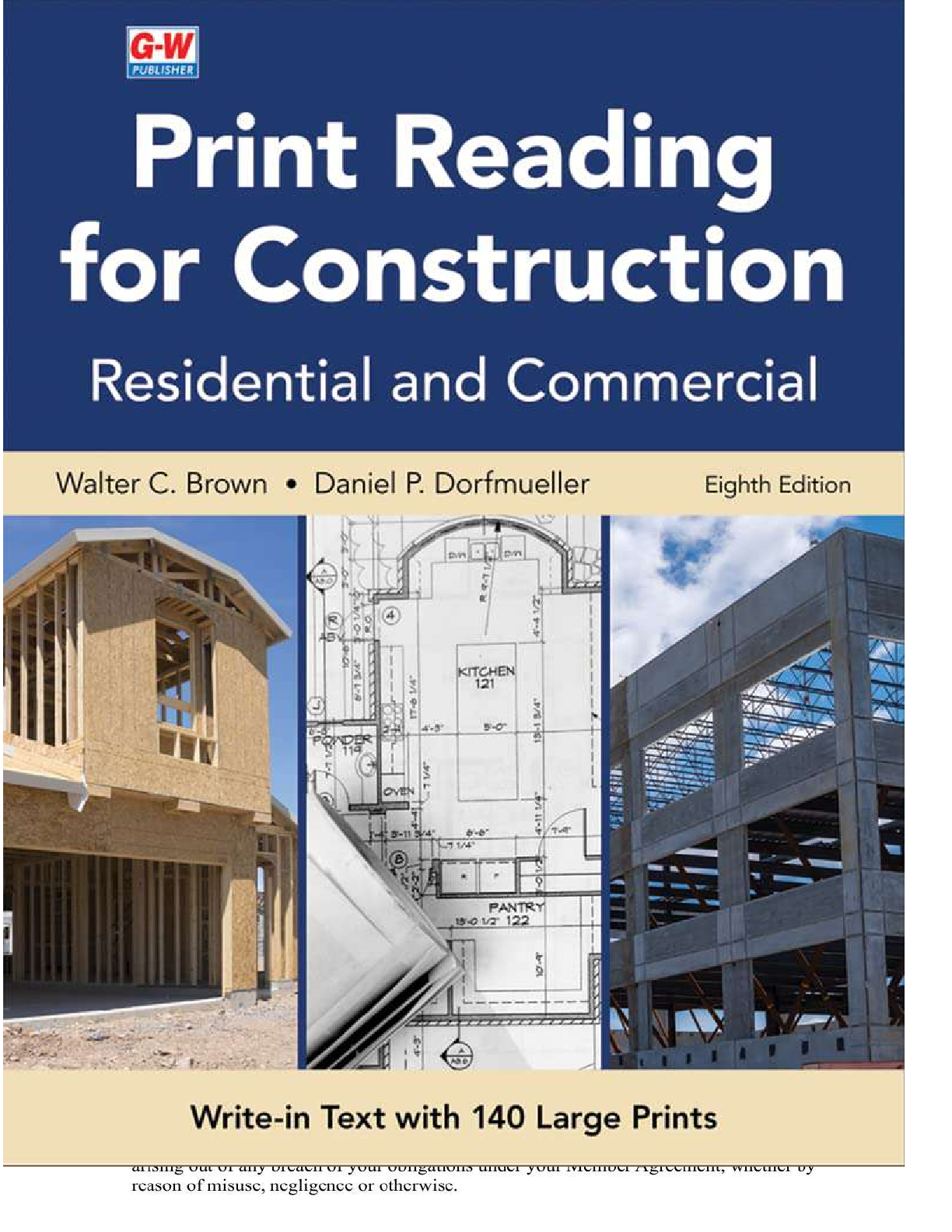 Preview of Print Reading for Construction 8th Edition By Walter Brown , Daniel Dorfmueller