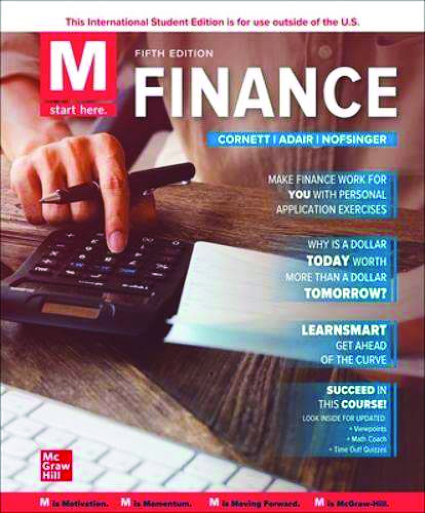 Preview of M Finance 5th Edition by Marcia Cornett