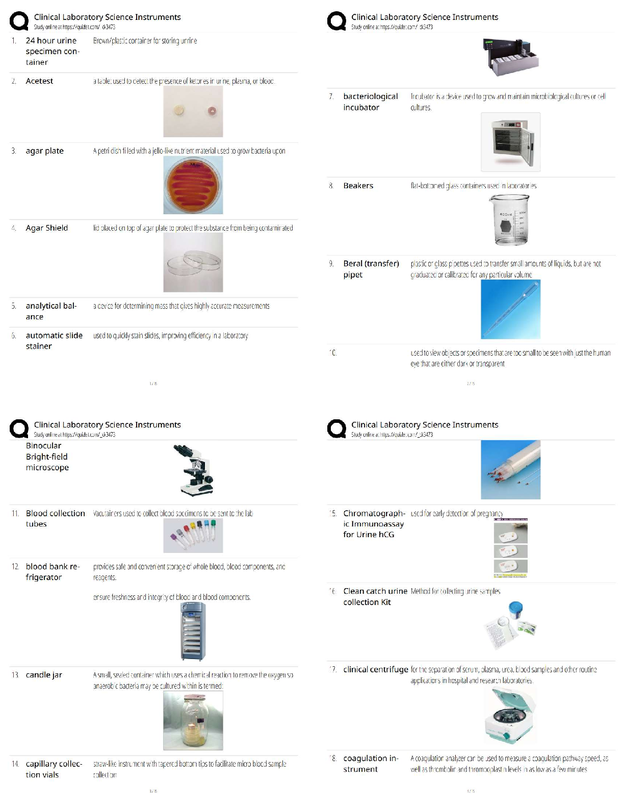 Recommended document preview for Clinical Laboratory Science Instruments   / New Version / 2025–2026 Updated CLS Study Guide