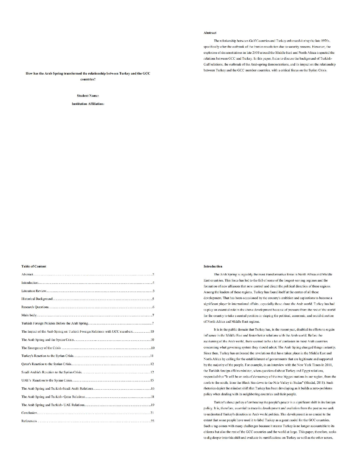 Recommended document preview for Arab Spring and Turkey–GCC Relations   / 2026 Geopolitical Analysis & Study Guide