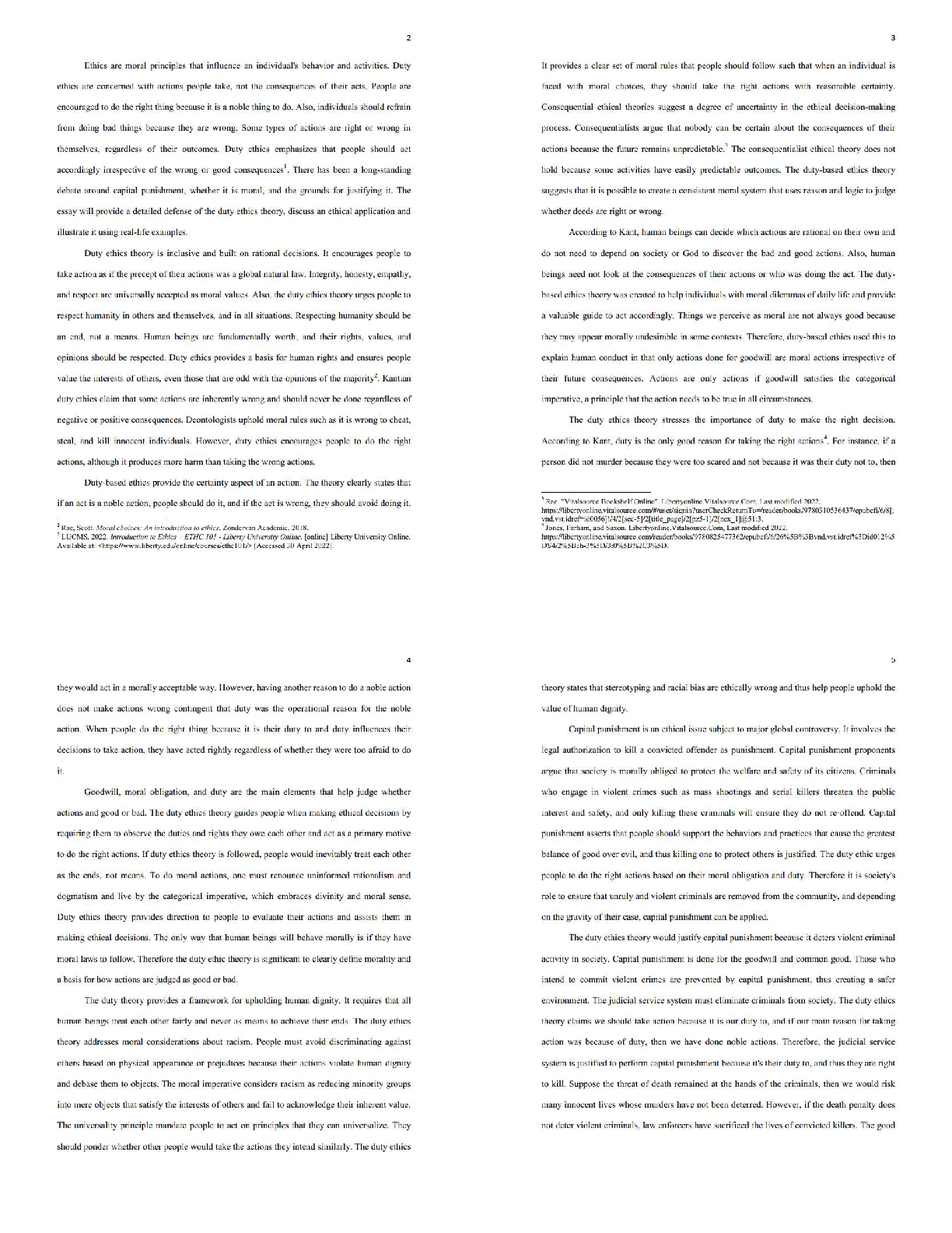 Recommended document preview for Duty Ethics Theory and Its Ethical Application / Moral Philosophy & Practical Examples 2025 Update