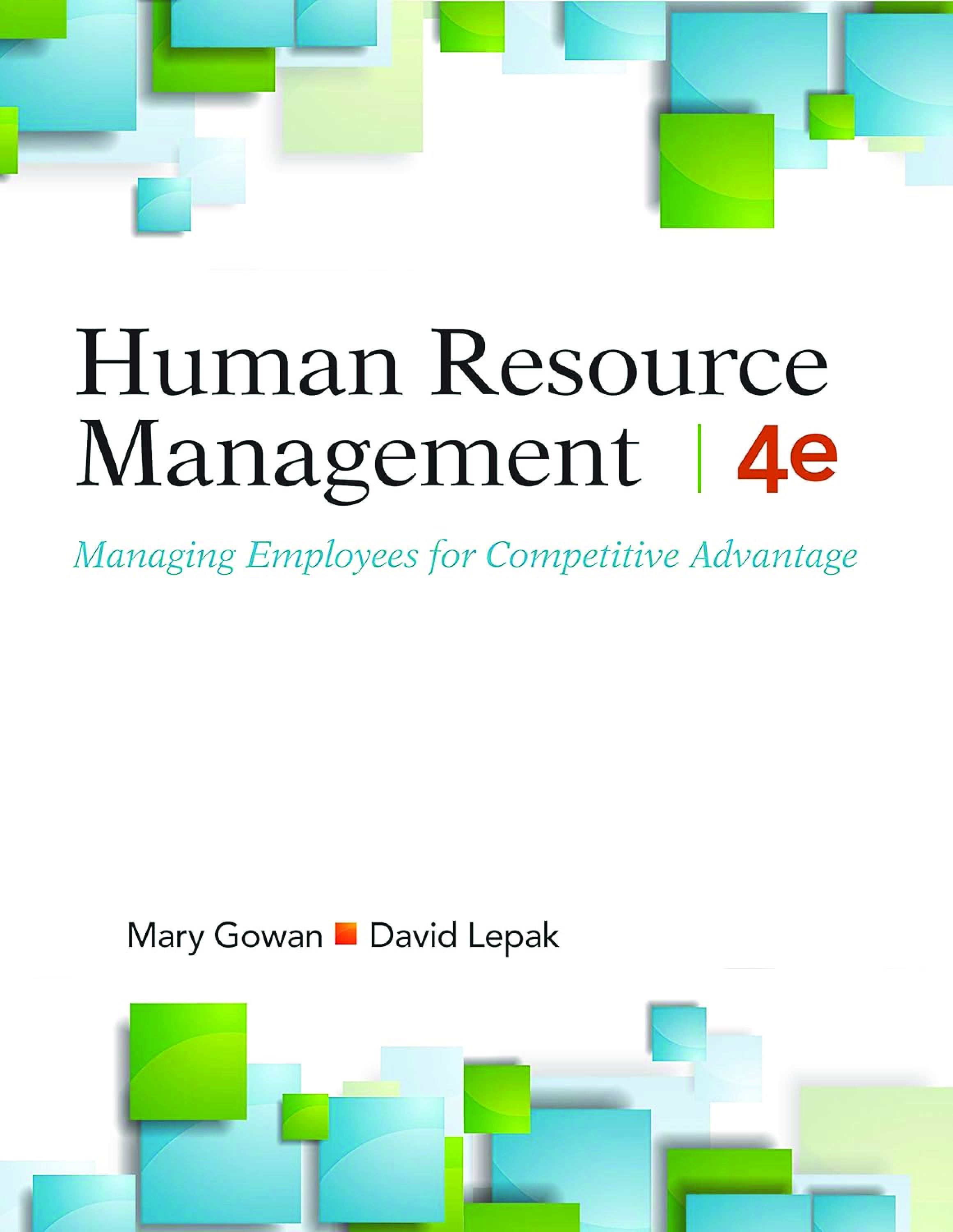 Preview image for   Fundamentals of Human Resource for Competitive Advantage 4th Edition By Mary Gowan, David Lepak