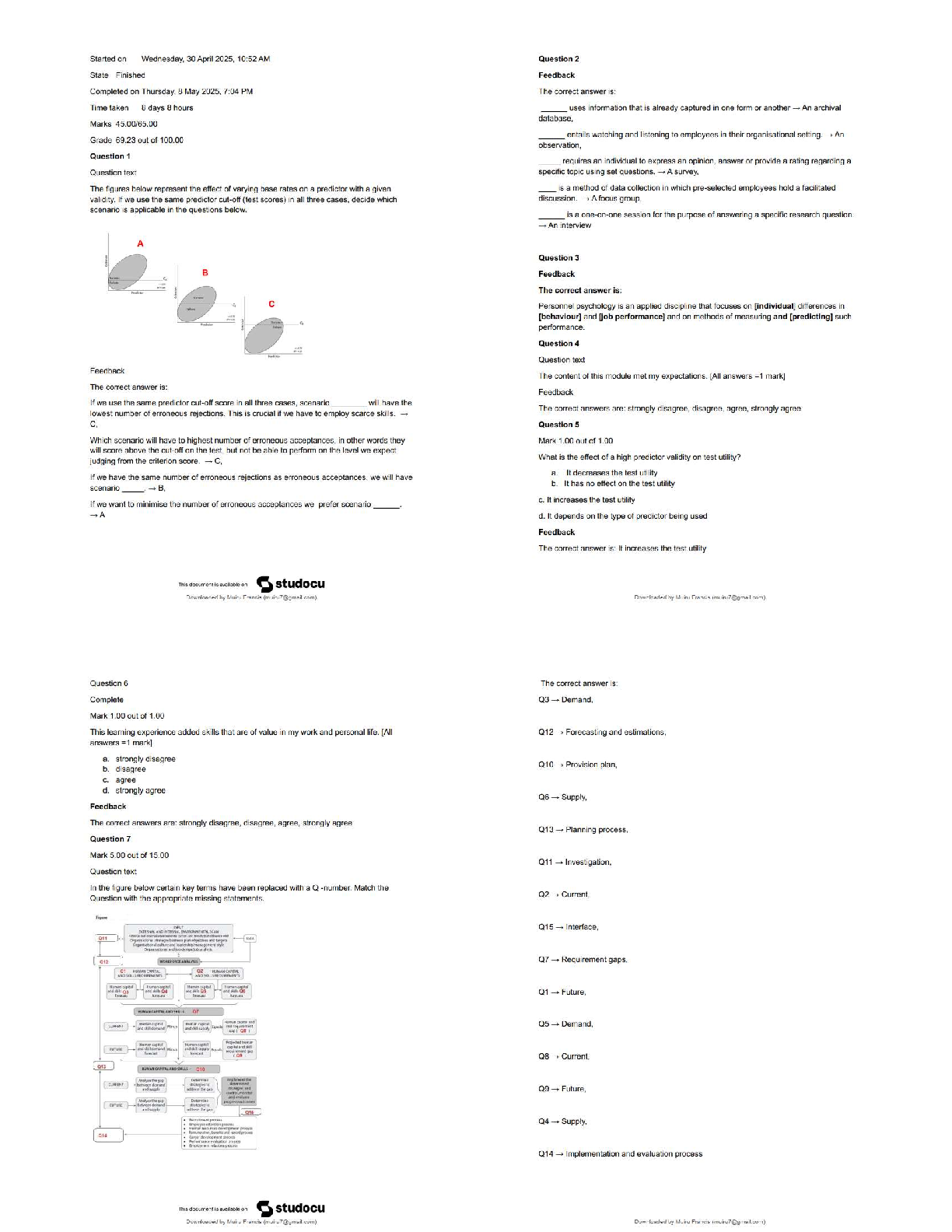 Preview of IOP3702 Assessment 02 Analyzing Predictor Validity and Test Utility   / 2025 Update Assign