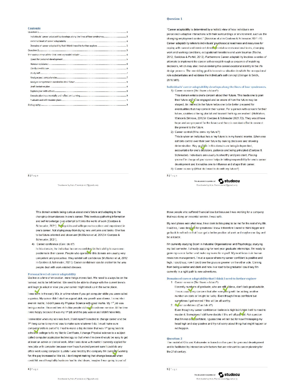 Preview of Personnel Psychology Organisational Entry (IOP3702)   / 2025 Update Study Notes, Test Bank