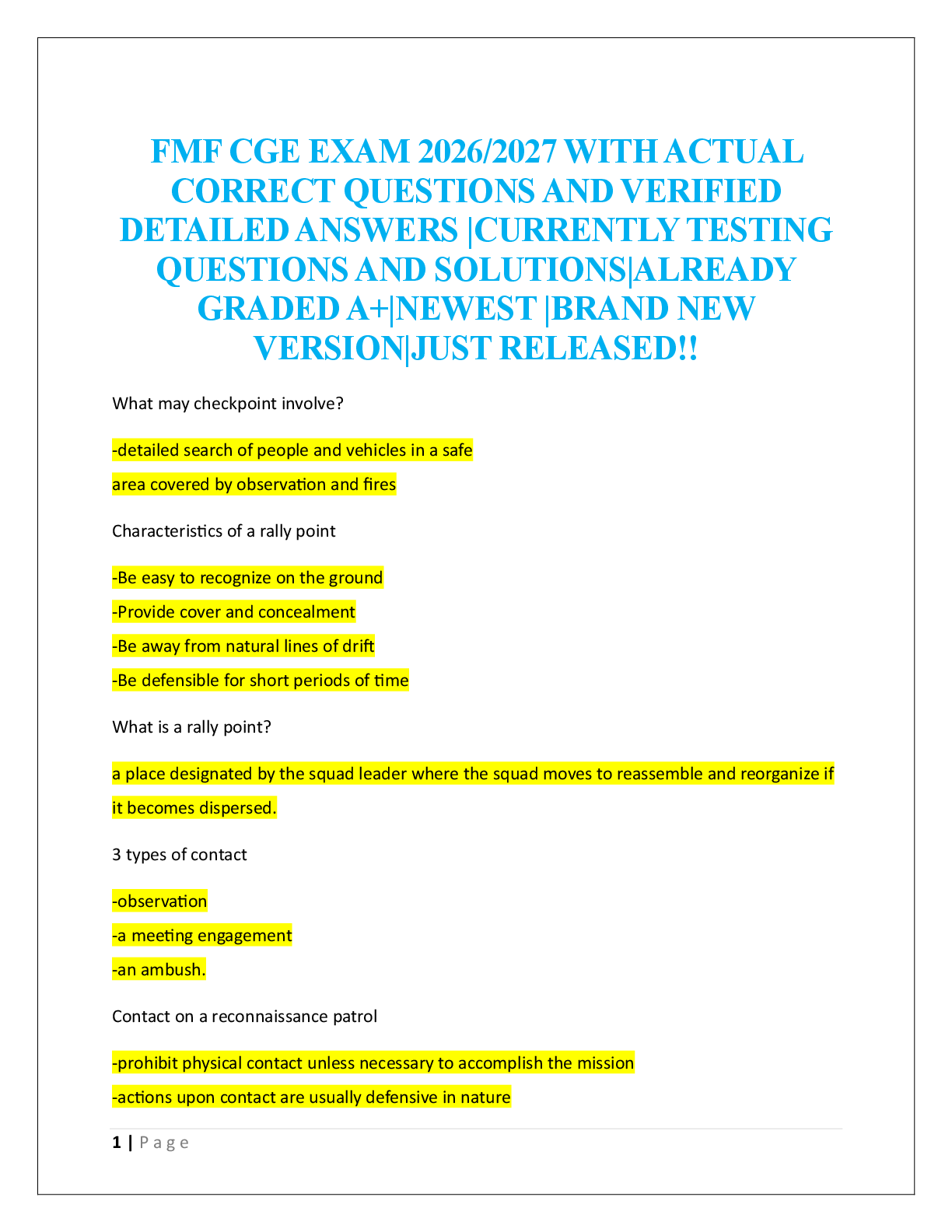 FMF CGE EXAM 2026/2027