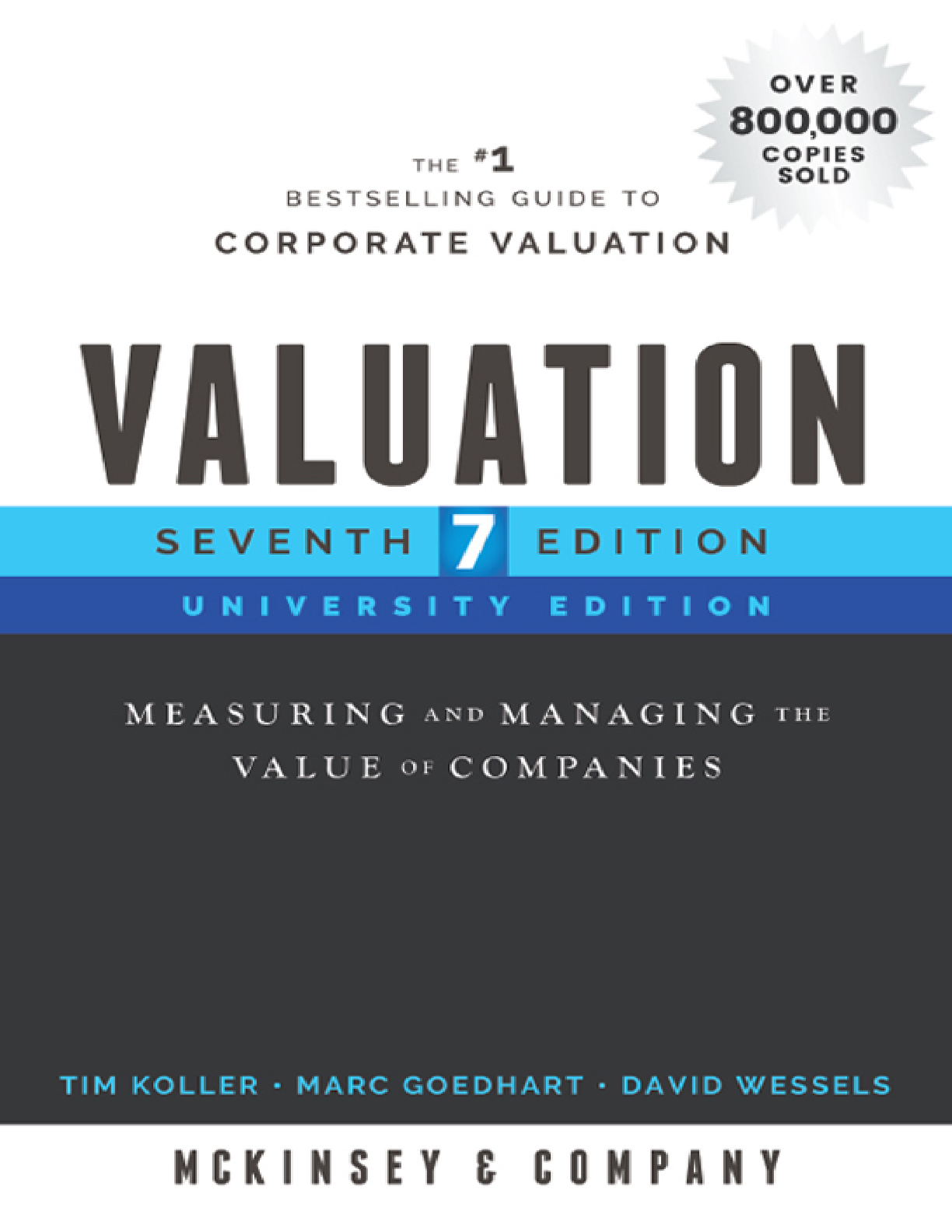 Preview of VALUATION MEASURING AND MANAGING THE VALUE OF COMPANIES 7th Edition By Tim Koller, Marc Go