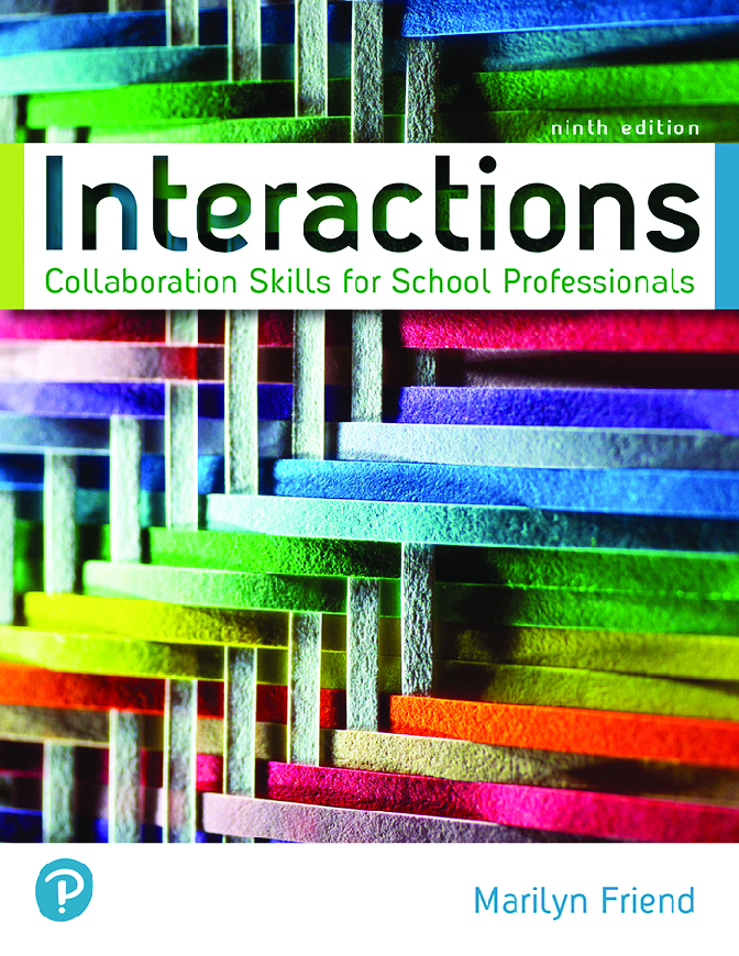 Preview of Interactions Collaboration Skills for School Professionals 9th Edition By Marilyn Friend