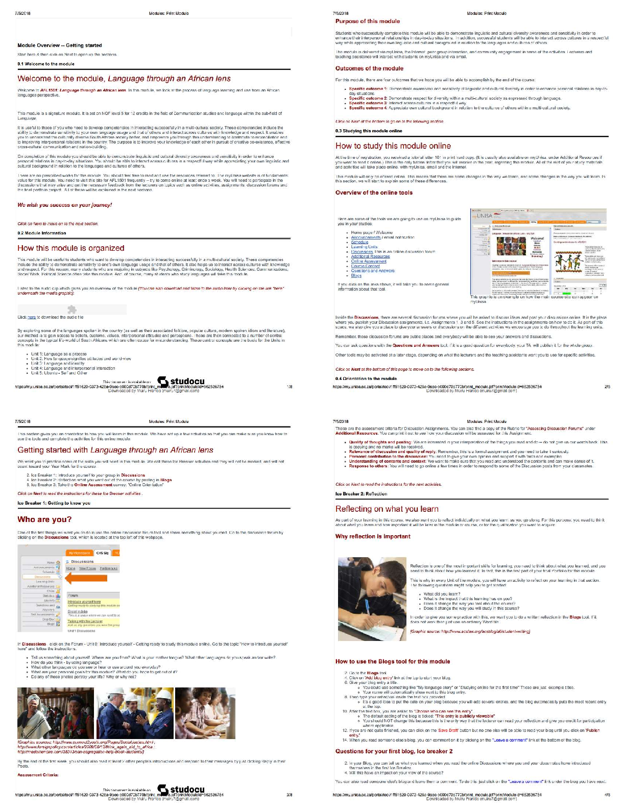 Recommended document preview for AFL1501 Study Guide Understanding Language and Cultural Diversity   / 2026 Updated Notes