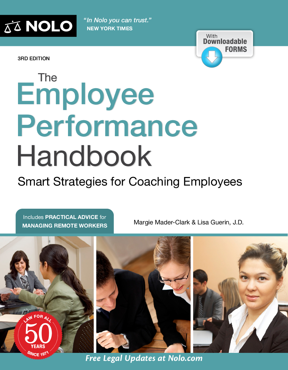 Preview of eBook PDF NOLO The Employee Performance Handbook, Smart Strategies for Coaching Employees