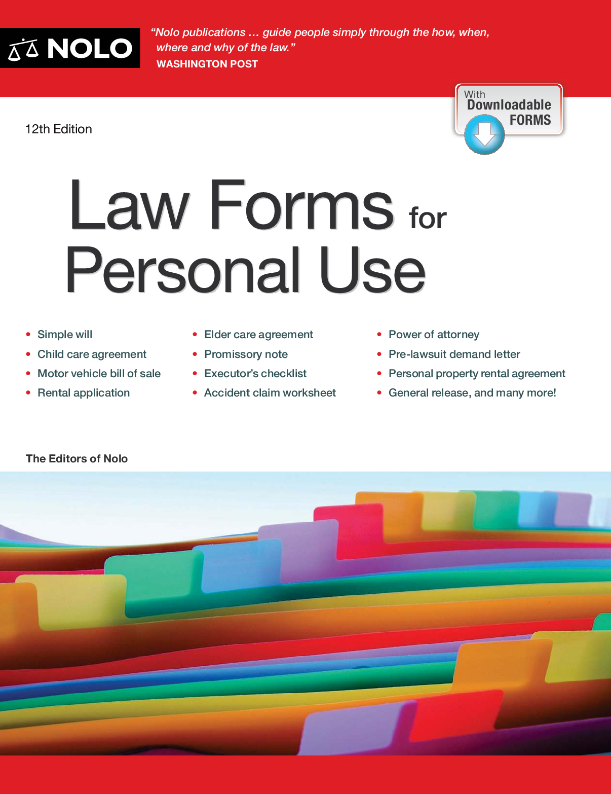 Recommended document preview for eBook PDF NOLO Law Forms for Personal Use 12th Edition By Nolo