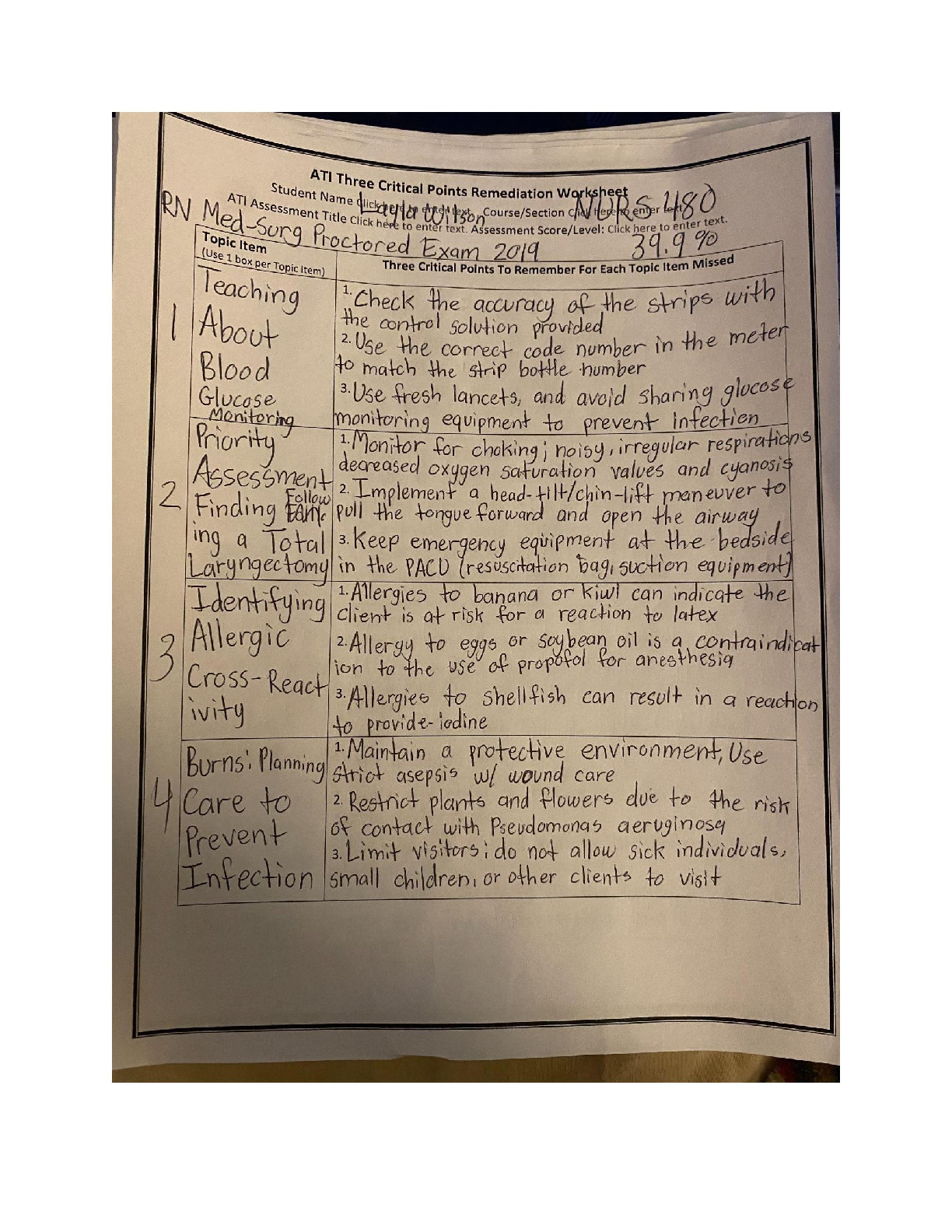 Preview image for ATI RN Medical Surgical Proctored Exam 2019 & Remediation