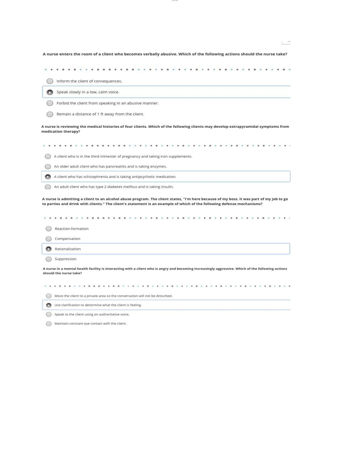 Recommended document preview for Access the ATI RN Mental Health 2023-2026 Proctored Exam with NGN featuring 70 questions and answers.