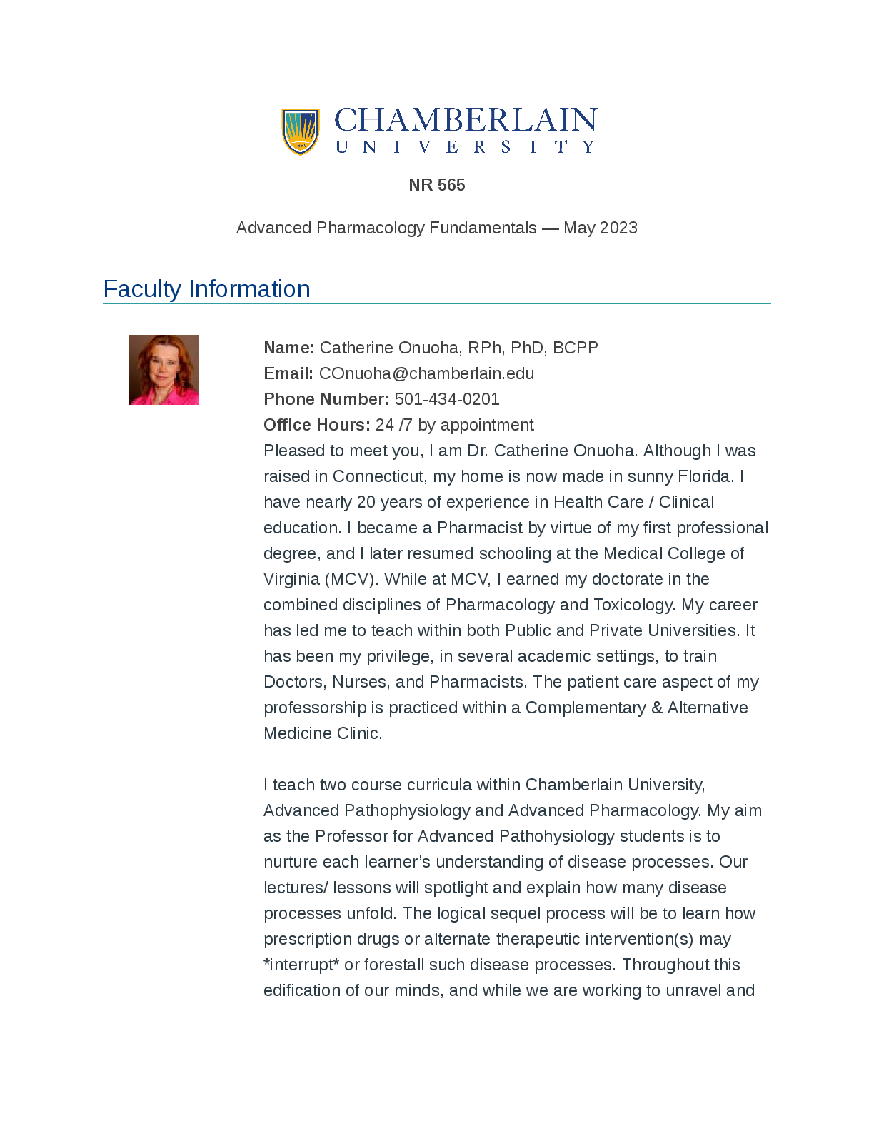 Recommended document preview for NR 565 Advanced Pharmacology Fundamentals — May 2023NR 565 Advanced Pharmacology Fundamentals — May 2023