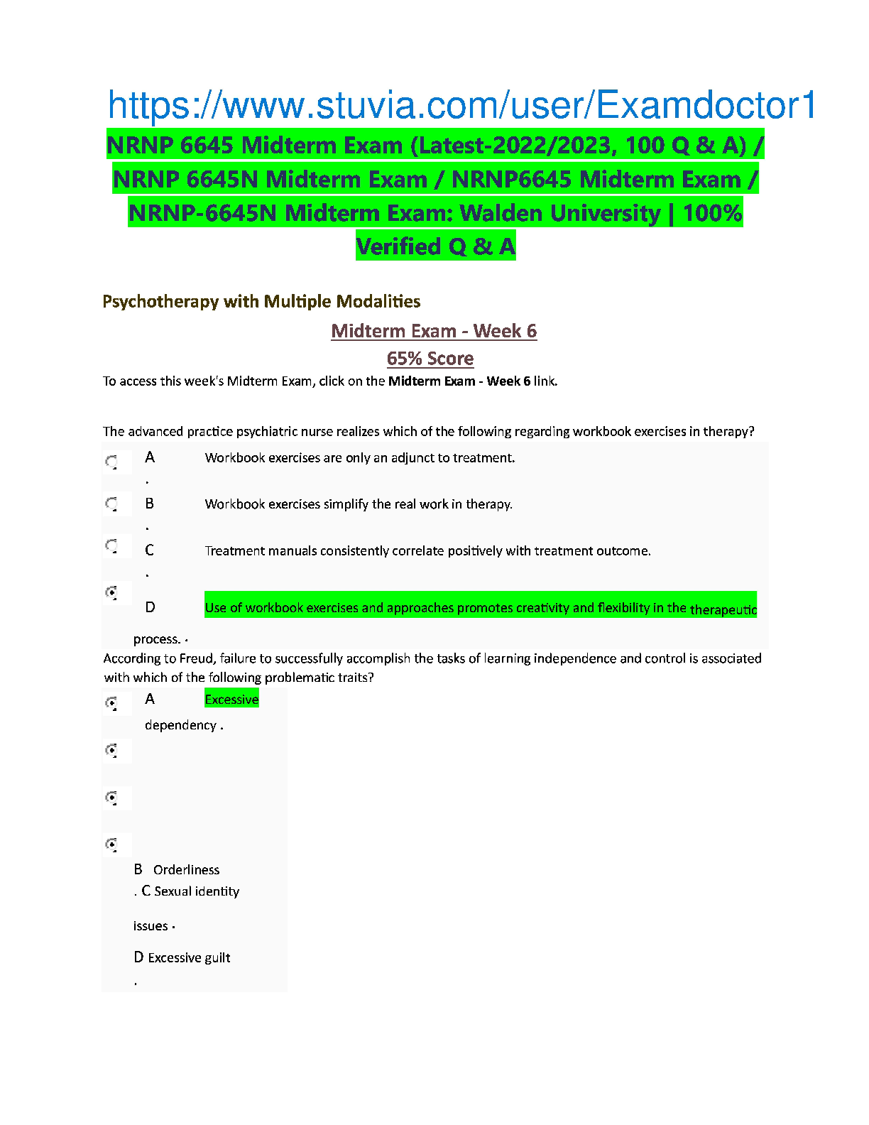 Preview of NRNP_6645_Midterm_Exam__Latest_2022_2023__100_Q___A_.pdf